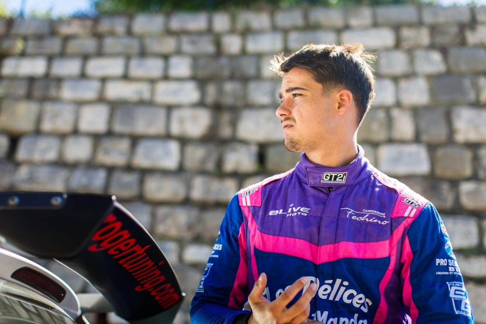 Louis Constant , professional driver, is fan of GT2I Race & Safety equipment
